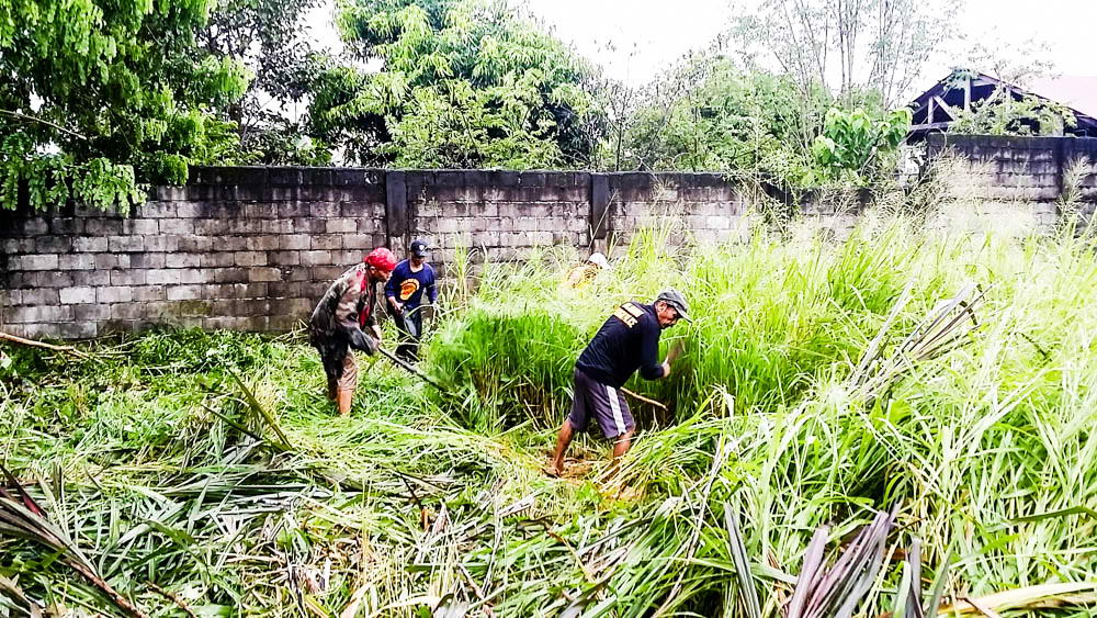 cut_gras_clean_up_ground_philippines
